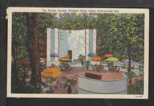 Tavern Terrace,Breakers Hotel,Cedar Point  Postcard BIN 