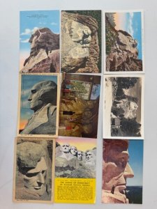 27 ALL UNUSED MOUNT RUSHMORE Vintage Postcards Lot FREE SHIPPING