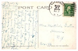 Postcard PANORAMIC SCENE Adirondack Mountains New York NY AQ6445