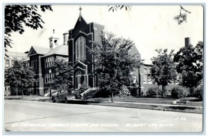 1965 St. Theodore Catholic Church And School Albert Lea MN RPPC Photo Postcard