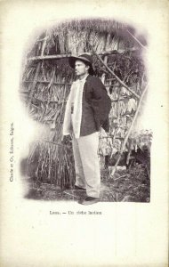 indochina, LAOS, Un riche Laotien, Rich Native Man (1899) Postcard 