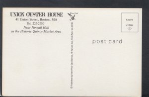 America Postcard - Union Oyster House, 41 Union Street, Boston     T6243