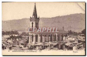 Old Postcard Draguignan La Cathedrale
