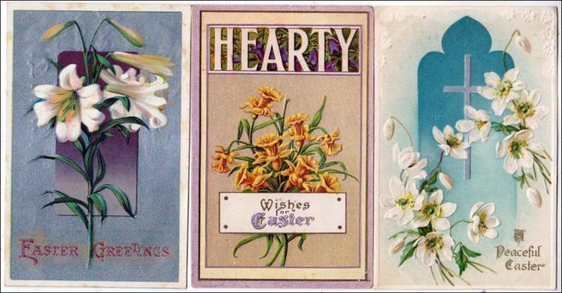 3 - Easter Cards with Flowers