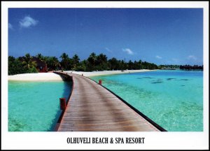 Maldivers Post card - View of sea (9), unused
