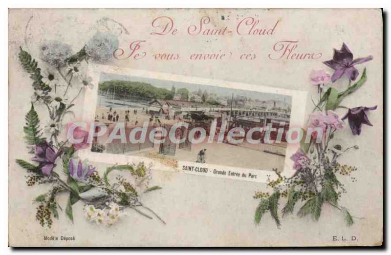 Postcard Old Saint Cloud Grande Entree Park