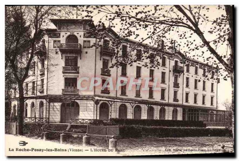 Old Postcard La Roche Posay Vienne les Bains Hotel du Parc