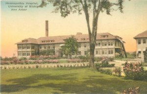 University of Michigan Postcard Homeopathic Hospital, Ann Arbor, Pre-Linen