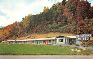 PAGEANT HILLS MOTEL Cherokee, North Carolina Roadside c1960s Vintage Postcard 