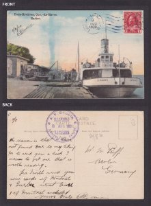 Postcard, CANADA, Three Rivers (Trois-Rivières), Harbor