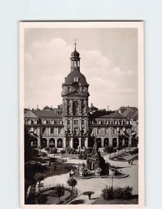 Postcard Paradeplatz mit Kaufhaus, Mannheim, Germany