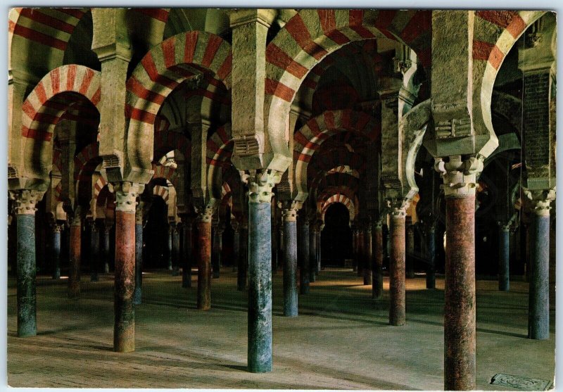 c1970s Cordoba, Spain Mosque Cathedral Interior Columns Ancient Stone 4x6 PC M6