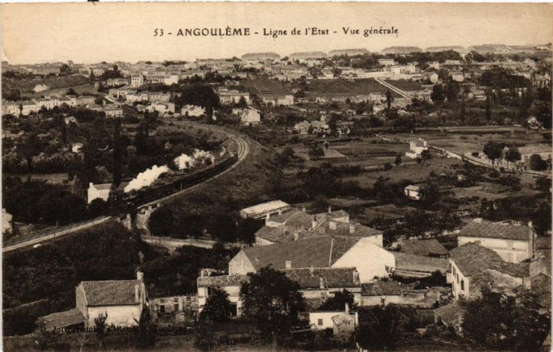 CPA ANGOULEME - Ligne de l'Etat - Vue généale (519210)