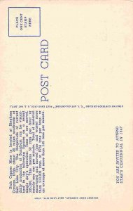 Utah Copper Mine Bingham Canyon Aerial View linen postcard