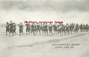 VA, Camp Lee, Virginia, US Army, Regimental Band, Thompson Illustragraph