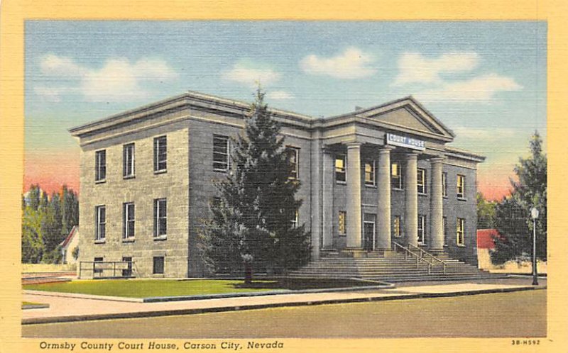 Ormsby County Court House Carson City, Nevada USA