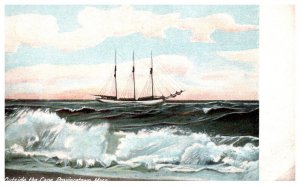 Massachusetts   Provincetown Sailing Ship outside the Cape