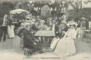 France social history carte d`autrefois St. Avertin restaurant Fouqueux