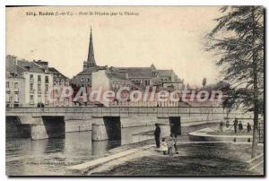 Postcard Old Bridge St Nicolas Redon