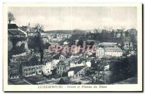 Old Postcard Luxemborg Grund and the Rham Plateau