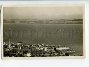 401280 SWITZERLAND Neuchatel Alpes Vintage photo postcard