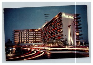 Vintage 1956 Advertising Postcard Beverly Hilton Hotel Beverly Hills California