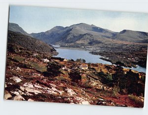 Postcard The Snowdon Massif from Fachwen, Wales