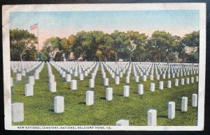 Vintage Postcard 1914 National Civil War Cemetery, Hampton Roads, Virginia (VA)