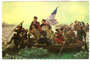 Washington Crossing the Delaware by Emanuel Leutze Painting