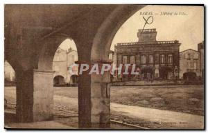 Bazas - The Hotel de Ville - Old Postcard