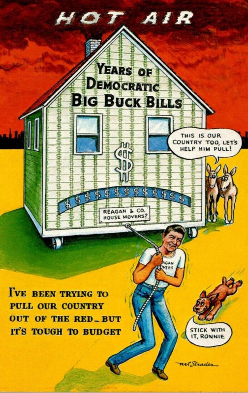 Humout Ronald Reagan Hot Air Years Of Democratic Big Buck Bills