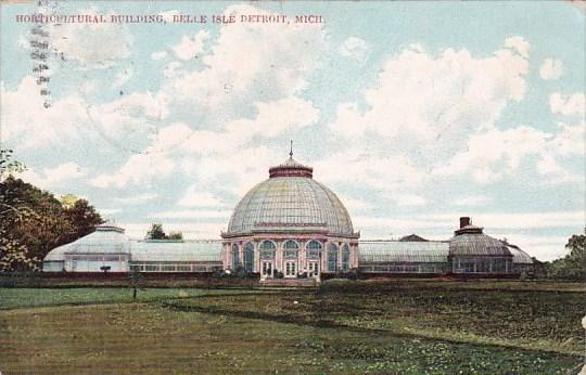 Horticultural Building Belle Isle Detroit Michigan 1908