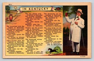 Kentucky  Jas. H. Mulligan   Horse   Postcard