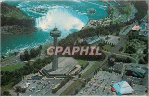 Postcard Modern Niagara Falls Ontario and the Skylon The Horseshoe Falls
