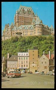 Le Chateau Frontenac - vu du bas de la Ville