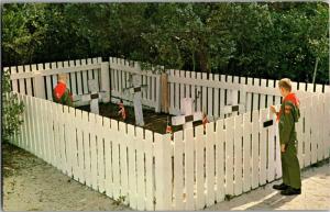 WWII Burial Ground British Cemetery Ocracoke NC Postcard N21