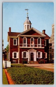 Carpenters' Hall in PHILADELPHIA Pennsylvania Vintage Postcard 0886