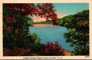 New York Greetings From Fair Haven 1939