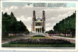 Basilica Of The Sacred Heart Brussels Belgium Postcard