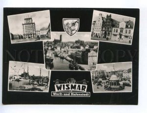 239052 GERMANY WISMAR old collage postcard
