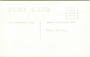 Vtg Tarjeta Postal 1910s Azo Itasca Lago Minnesota Mn Coche Turismo En Bobinado