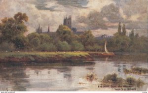 EVESHAM from the River, Worcestershire, England, 1910; TUCK 7851