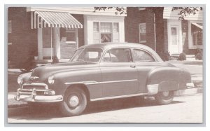 Postcard 1951 CHEVROLET Styleline Deluxe 2-Door Sedan Dealer Advertising Card