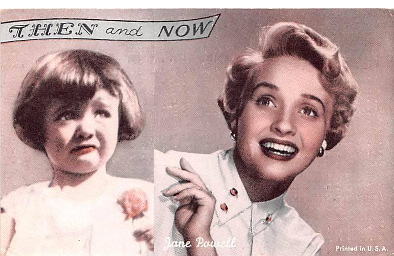 Then and Now, Jane Powell Actor, Movie Star Mutoscope Unused 