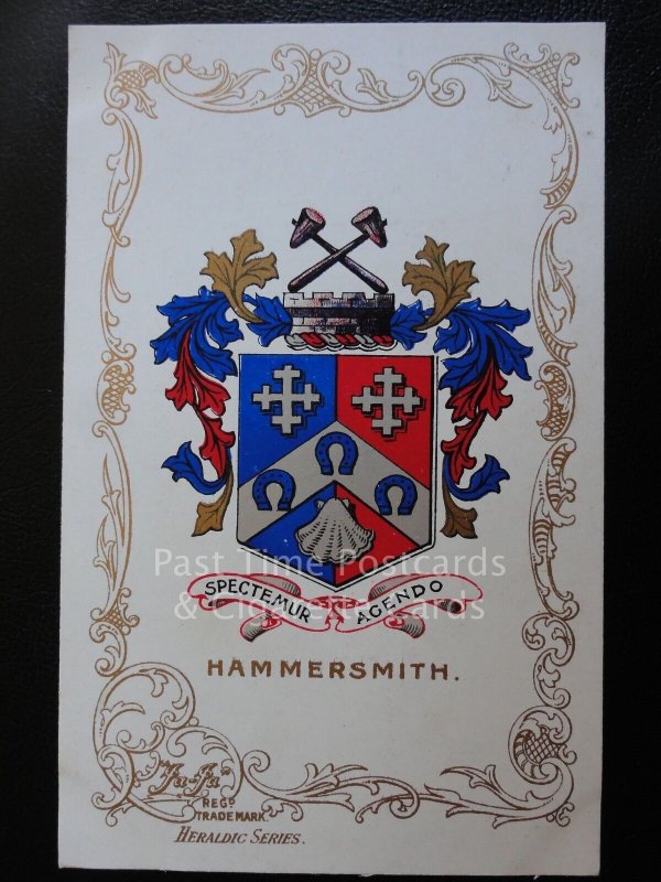 c1906 - HASTINGS - Heraldic Coat of Arms