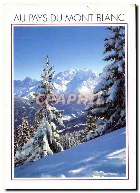 Modern Postcard Mont Blanc eternal