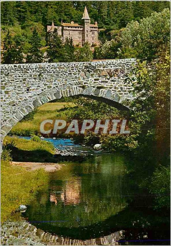 Postcard Modern Castles Velay Le Chateau de la Roche Lambert