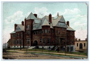 1907 Butterworth Hospital Building Grand Rapids Michigan MI Antique Postcard