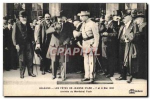 Orleans Old Postcard The festivals Jeanne d & # 39arc 7 and 8 May 1920 Arriva...