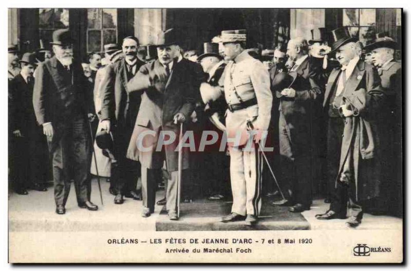 Orleans Old Postcard The festivals Jeanne d & # 39arc 7 and 8 May 1920 Arriva...